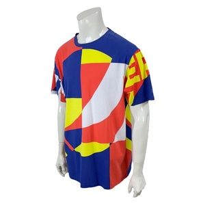 Nana Judy Pepsi Inspired Logo T-Shirt Blue Yellow White Orange Mens XL